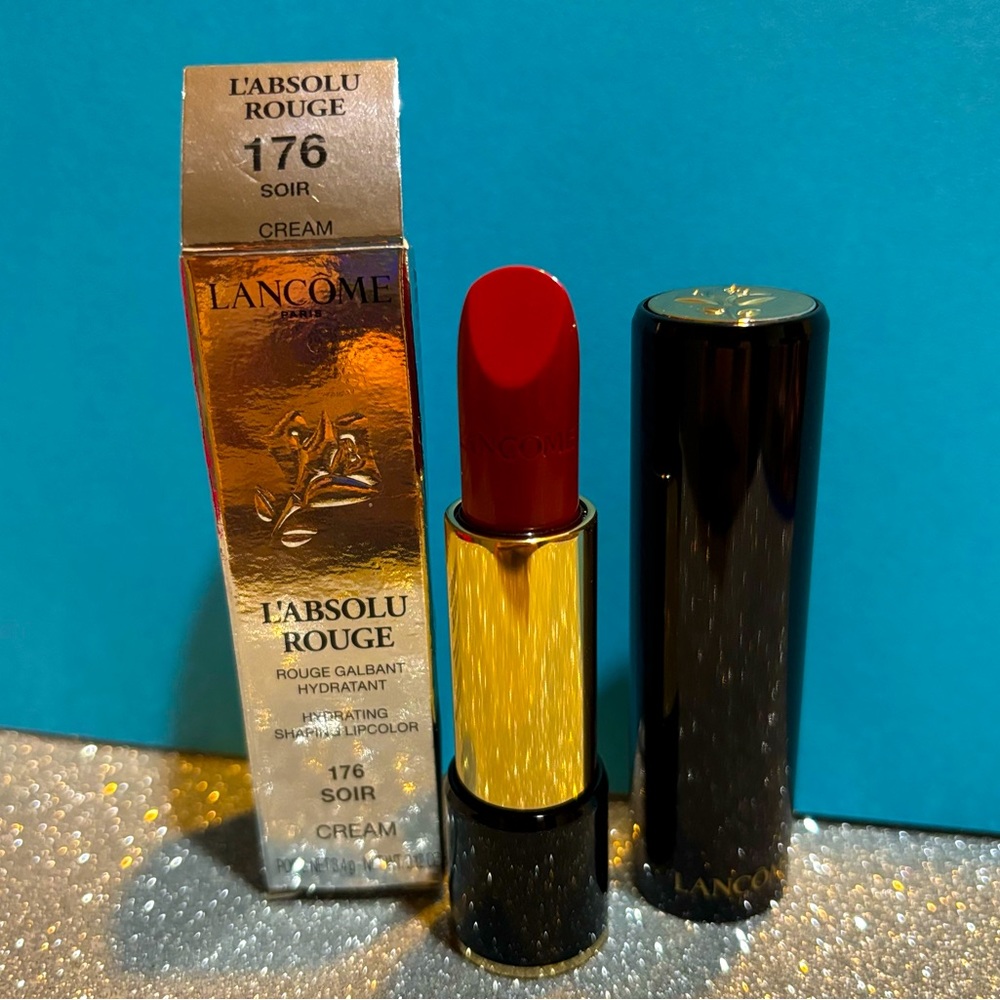 BNIB! Lancome L’absolu Rouge Lipcolor in SOIR 176 Cream 💄💋